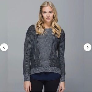 Lululemon yogi crewneck wool sweater.